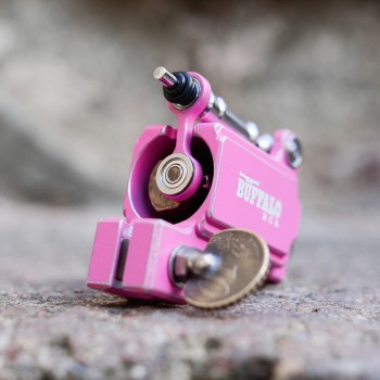 1 of 3 Buffalo RCA distressed pink