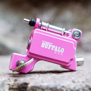 1 of 3 Buffalo RCA distressed pink